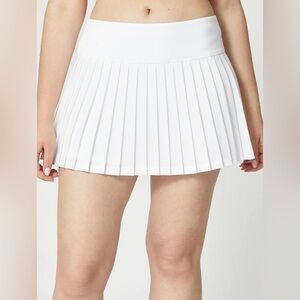 HEAD Teammate Skort Pleated Tennis Skirt Stark White size Small